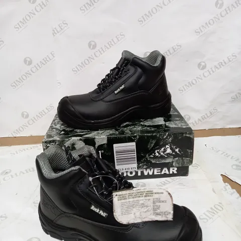 BOXED BRAND NEW ROCK FALL SAFETY BOOTS SIZE 6