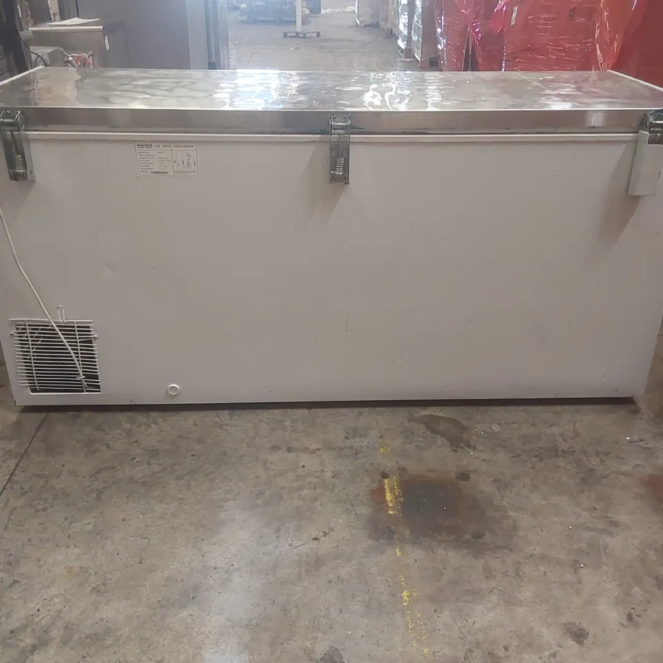 ARCTICA HEC918 COMMERCIAL STAINLESS STEEL LID CHEST FREEZER