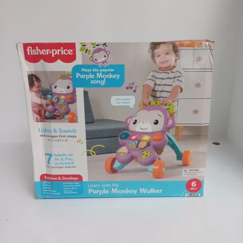 FISHER-PRICE PURPLE MONKEY WALKER – BABY WALKER TOY