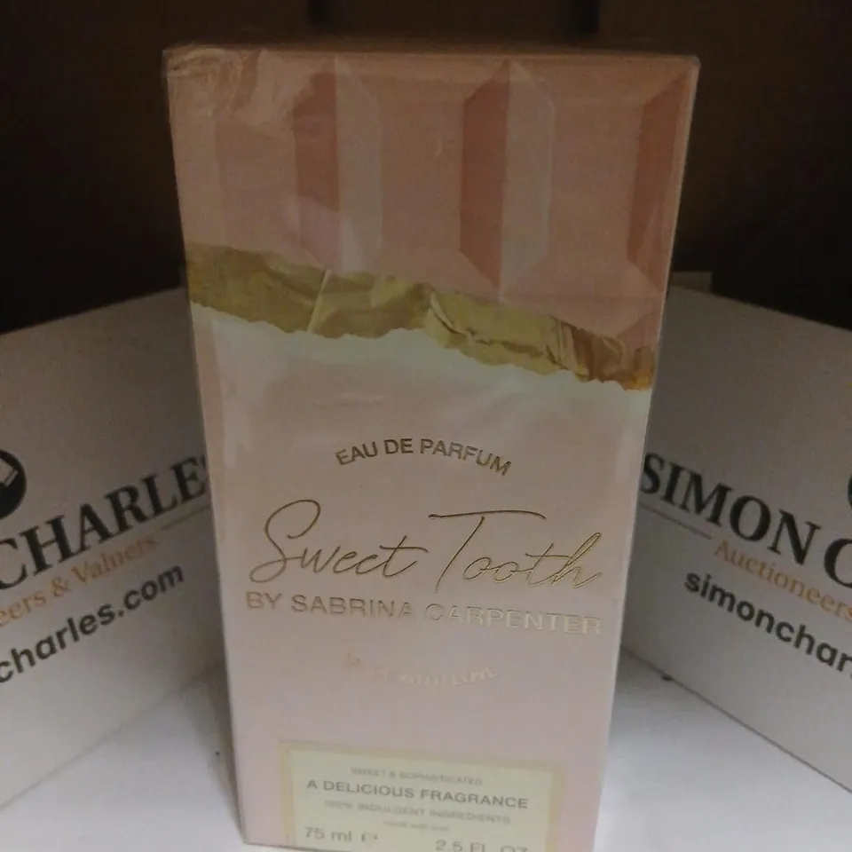 BOXED AND SEALED SWEET TOOTH BY SABRINA CARPENTER EAU DE PARFUM 75ML