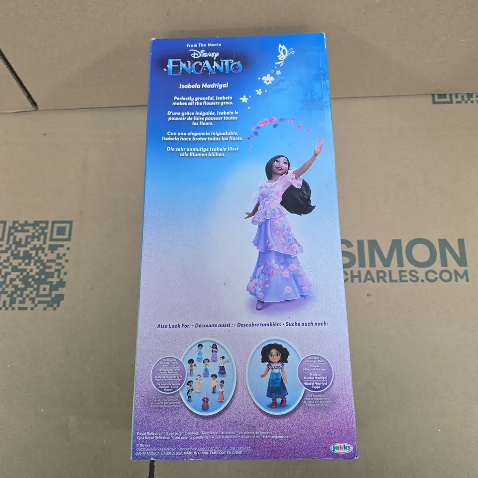DISNEY ENCANTO ISABELA MADRIGAL DOLL - BOXED 