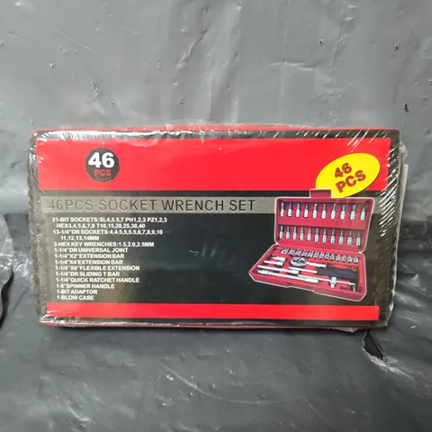 UNBRANDED BOXED AND SEALED 46 PIECE SOCKET WRENCH SET