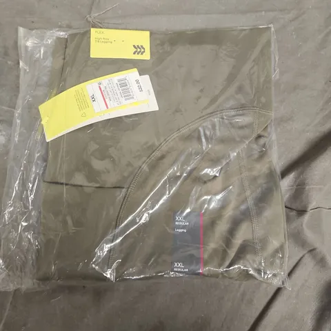 BAGGED ALL IN MOTION FLEX HIGH-RISE 7/8 LEGGINGS IN GREEN - XXL