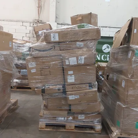 PALLET CONTAINING A LARGE QUANTITY OF ASSORTED CONSUMER PRODUCTS INCLUDING: CORDLESS VACUUM CLEANERS, BASKETBALL HOOP, JERRY CAN ECT