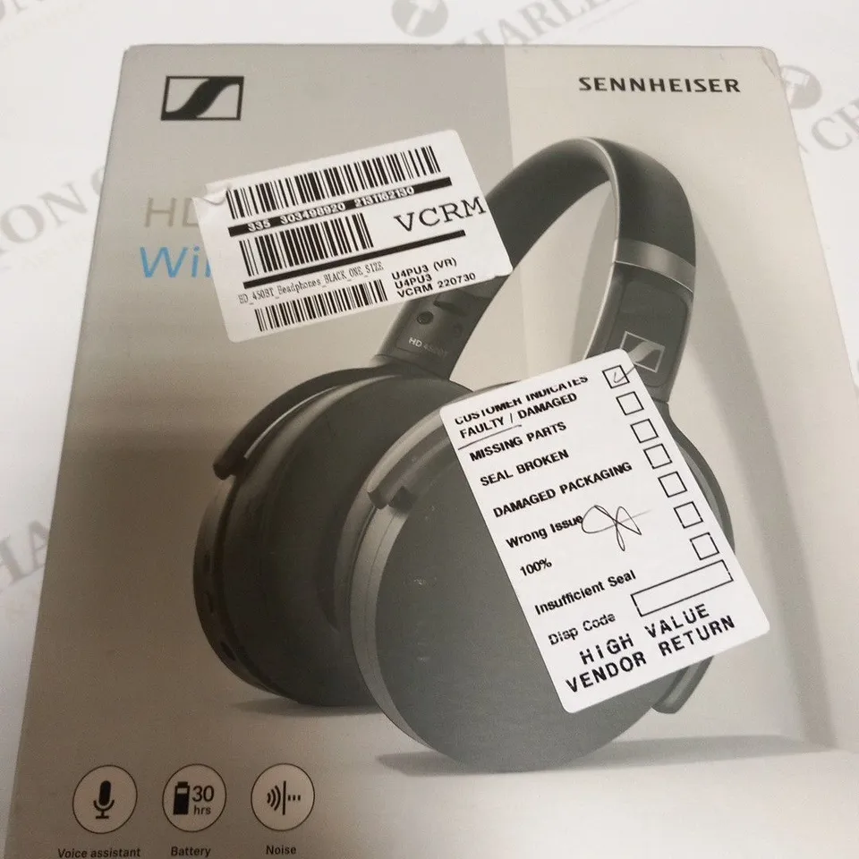 BOXED SENNHEISER HD 450BT WIRELESS HEADPHONES