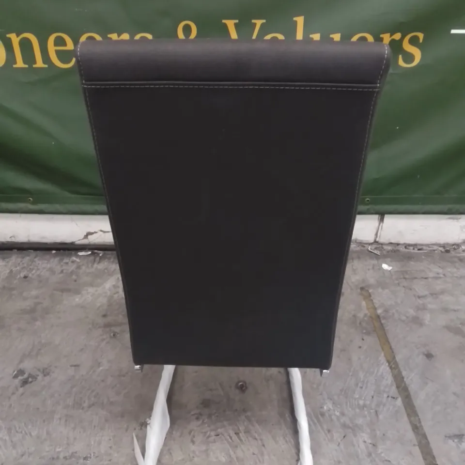 DESIGNER RAVELLO DINING CHAIR GREY METAL 