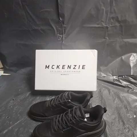 McKenzie Zenith Sneakers – Men's Black/Black, UK 9 (Boxed)