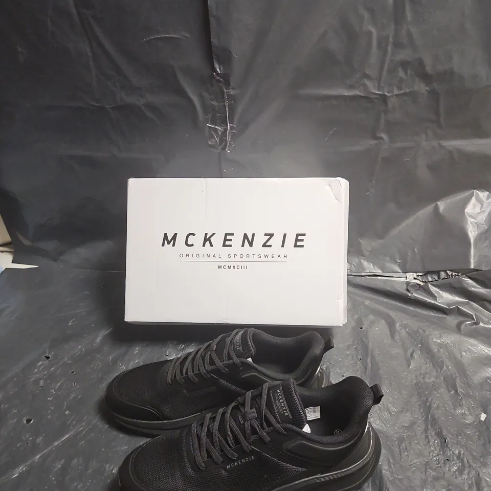 McKenzie Zenith Sneakers – Men's Black/Black, UK 9 (Boxed)