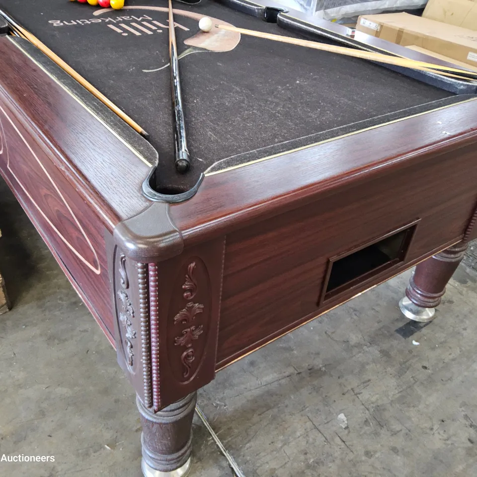 IMPERIAL SUPER LEAGUE POOLTABLE WITH 4 CUES, BALLS & CHALK
