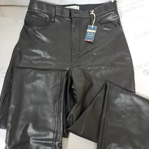 ABERCROMBIE & FITCH 90'S STRAIGHT ULTRA HIGH RISE TROUSERS - 29 8
