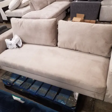 LANA 3 SEATER SOFA, CHAMPAGNE CLASSIC VELVET