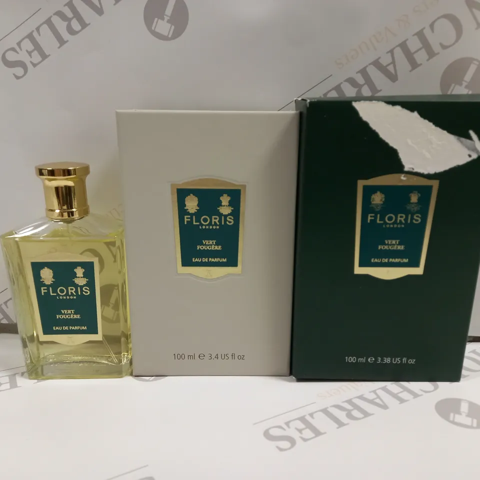 BOXED FLORIS LONDON VERT FOUGERE EAU DE PARFUM SPRAY 100ML