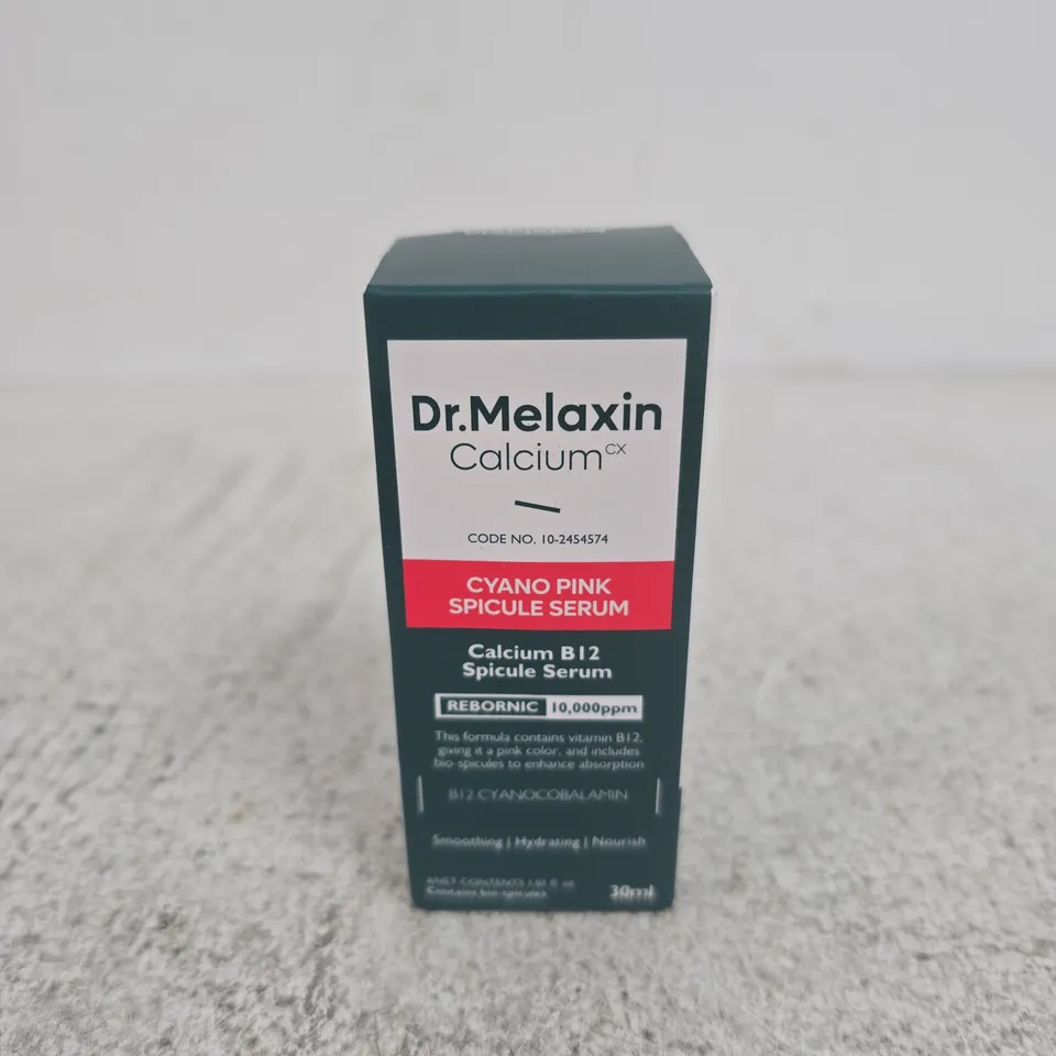 DR.MELAXIN CALCIUM CYANO PINK SPICULE SERUM – 30ML BOXED AND SEALED