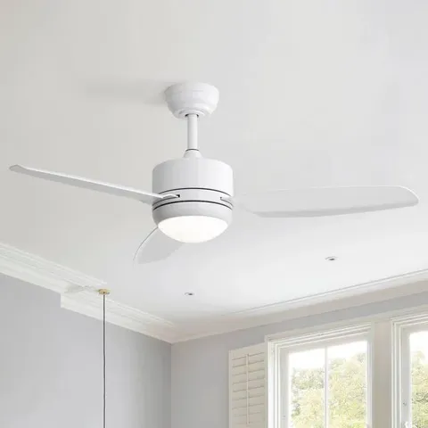 BOXED 3 BLADE LED CEILING FAN WITH REMOTE (1 BOX)