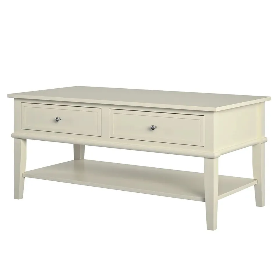 BOXED FRANKLIN COFFEE TABLE WHITE