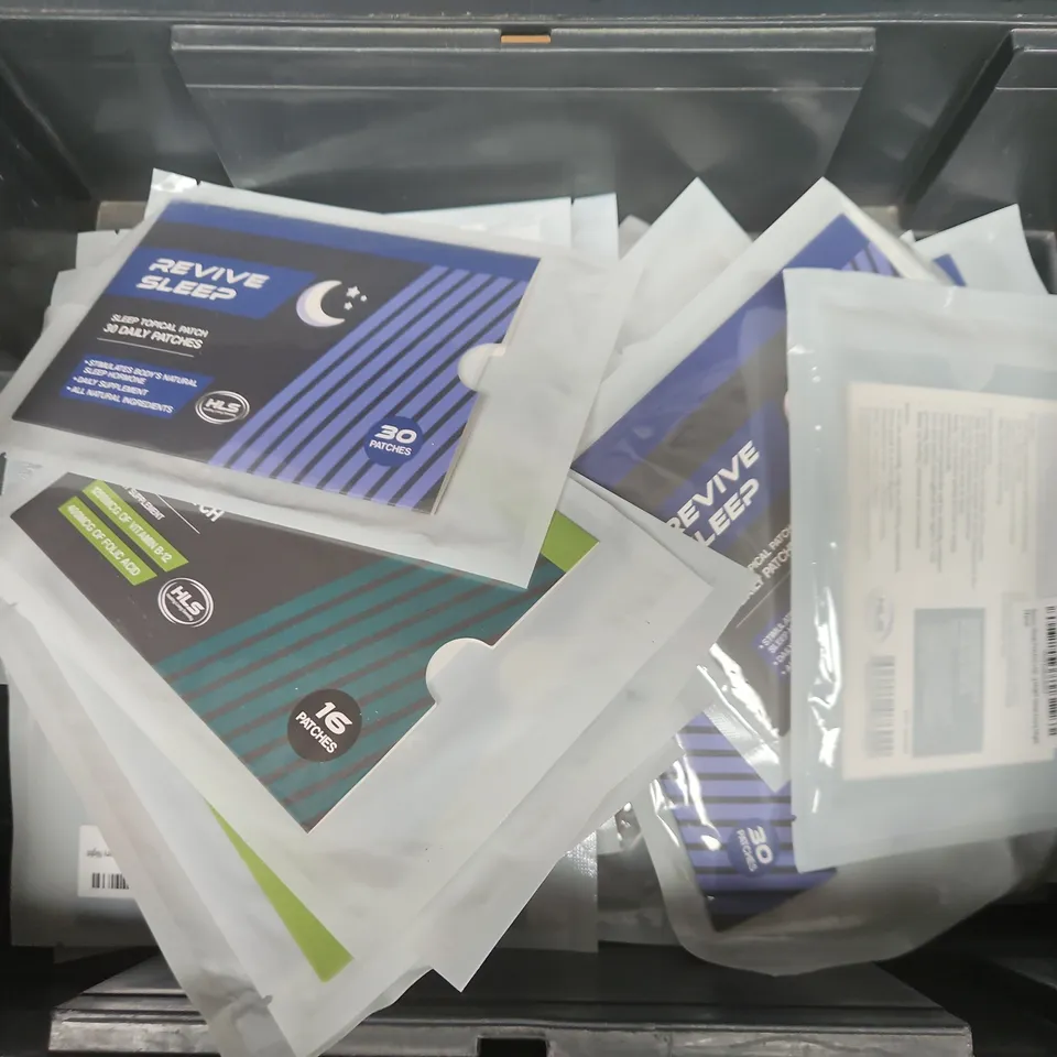 TOTE OF APPROXIMATELY 20 REVIVE ENERGY AND SLEEP PATCHES