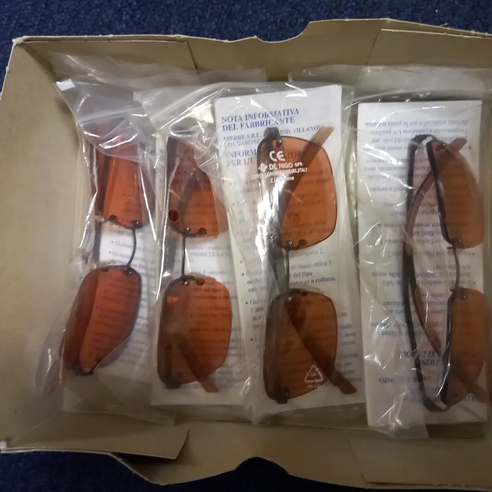 BOX OF APPROX 7 PAIRS OF POLICE 2680 SUNGLASSES.