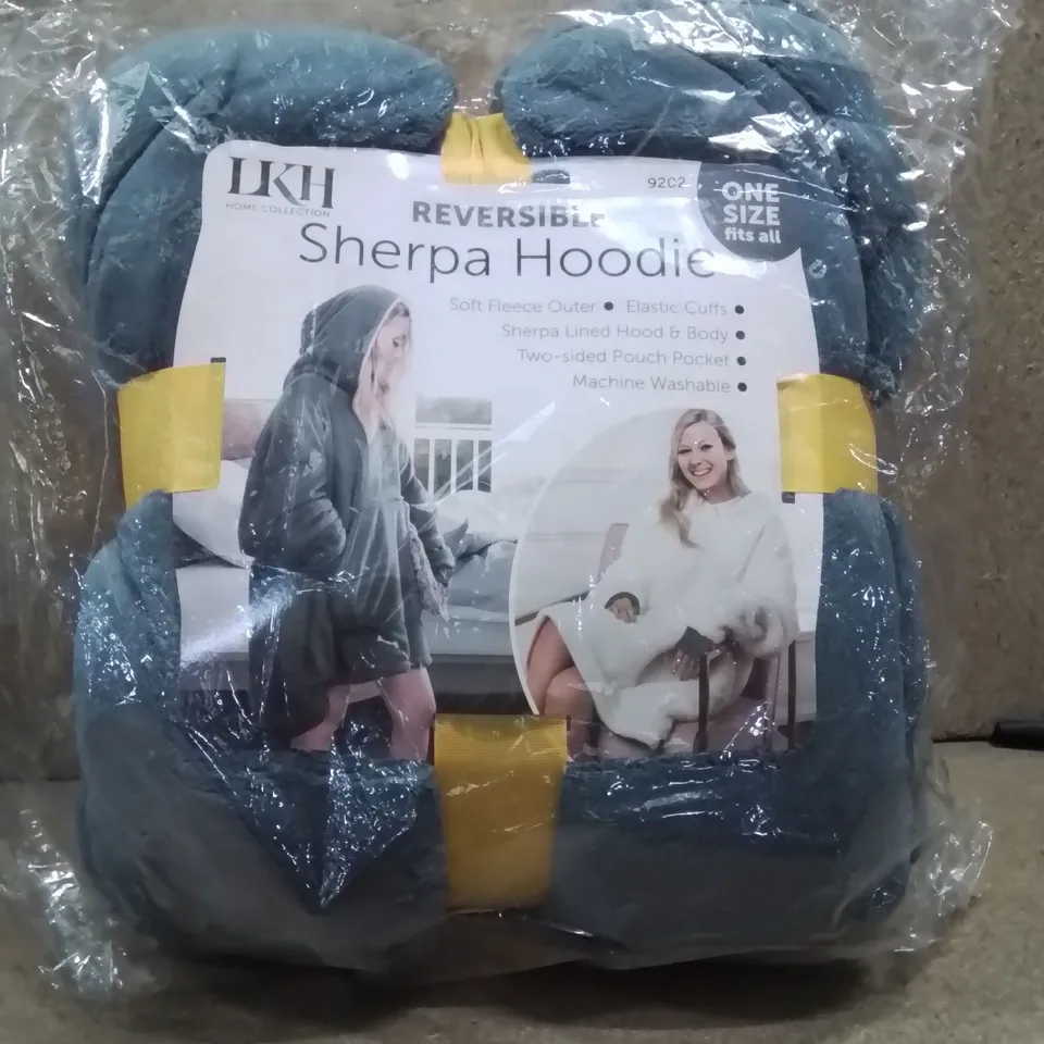 BAGGED AND SEALED REVERSIBLE SHERPA FLEECE HOODIE