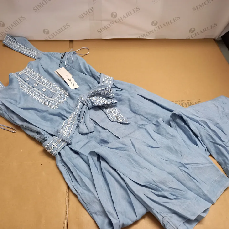ROMAN EMBROIDERED JUMPSUIT - S 16