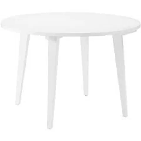 BOXED WALKER EDISON KOCHI 45" ROUND DINING TABLE IN WHITE FINISH WOOD