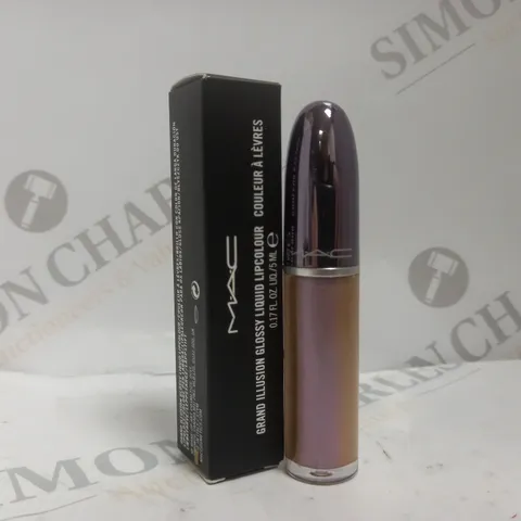 BOX OF 3 MAC COSMETICS GRAND ILLUSION GLOSSY LIQUID LIPCOLOURS #316 JUST HUSTLIN'