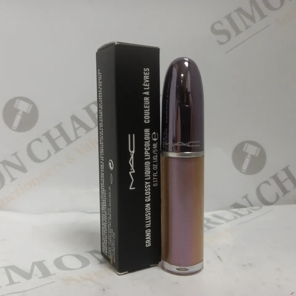 BOX OF 3 MAC COSMETICS GRAND ILLUSION GLOSSY LIQUID LIPCOLOURS #316 JUST HUSTLIN'