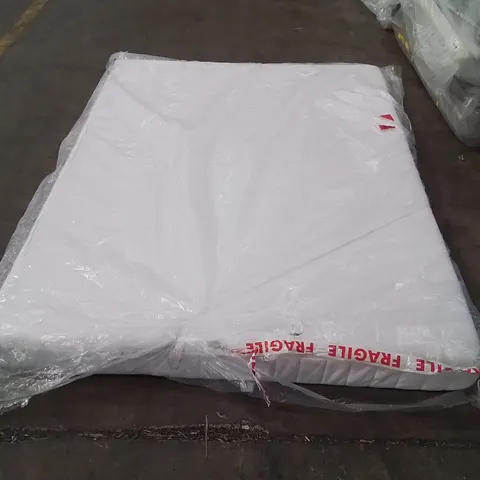 QUALITY BAGGED BURTUNDY WHITE NOISE FOAM MATTRESS - 5FT KING SIZE