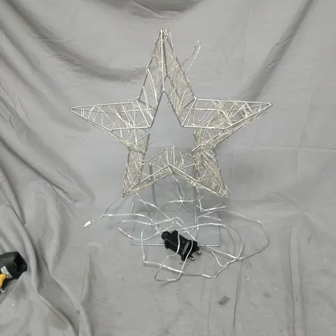 45 CM STAR ROOM LIGHT ON STAND CHRISTMAS DECORATION