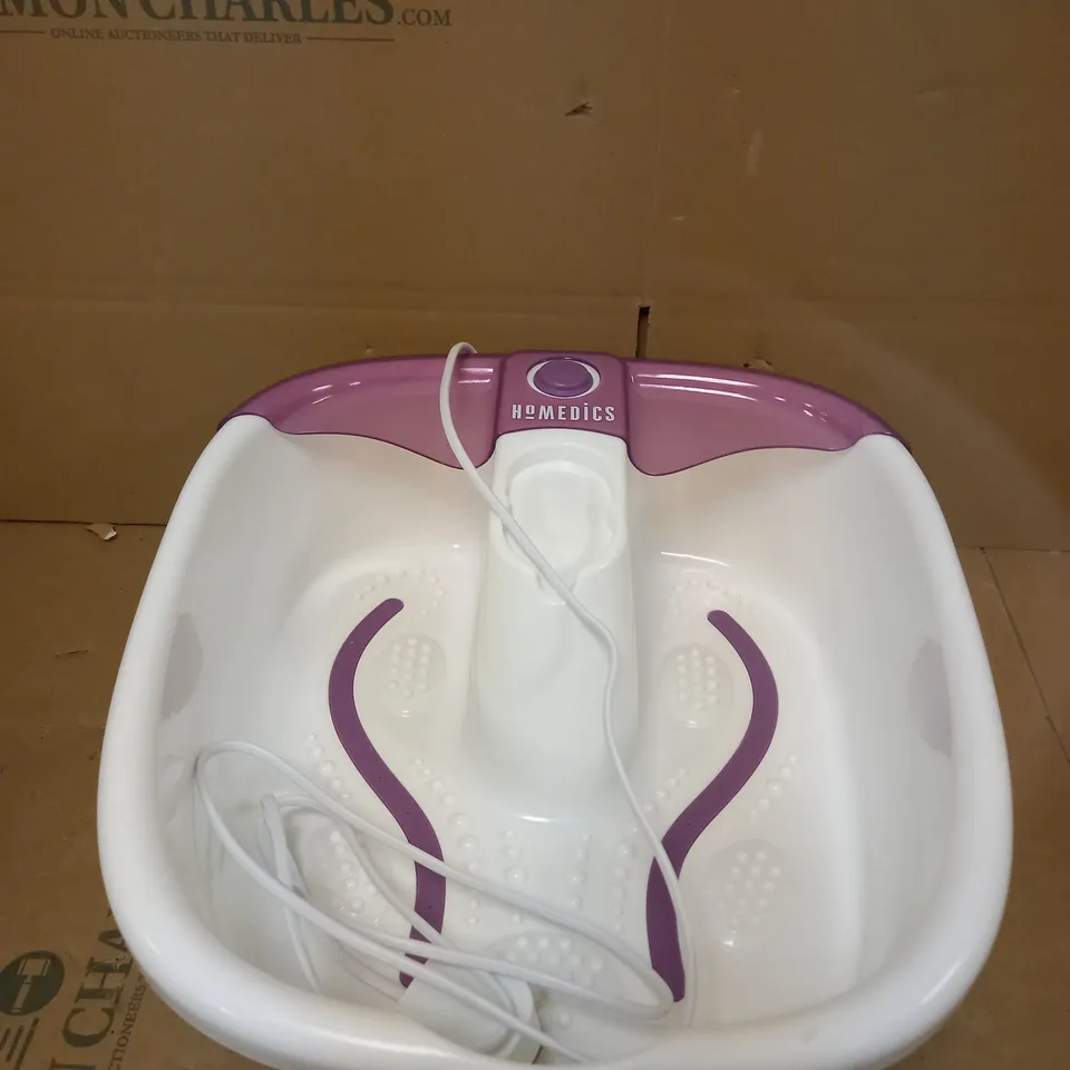 HOMEDICS BUBBLEMATE FOOT SPA AND MASSAGER