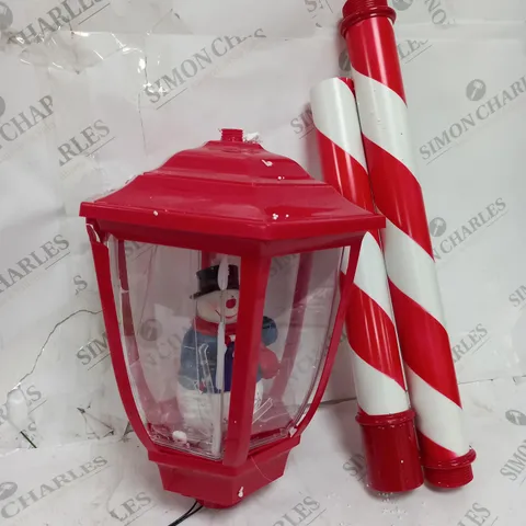 5FT LED SNOWING STREET LAMP CANDY CANE