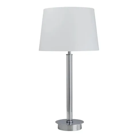 BOXED KABBI 49.5CM CHROME BEDSIDE TABLE LIGHT