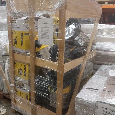 PALLET CONTAINING APPROXIMATELY 20x WET & DRY VACUUM CLEANING PRODUCTS