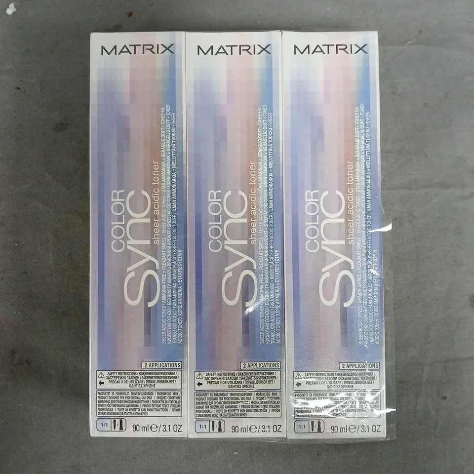 BOX OF APPROXIMATELY 20 ASSORTED MATRIX SO COLOUR SYNC PRODUCTS