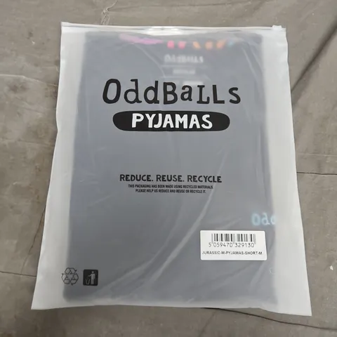 BAGGED ODDBALLS PYJAMAS JURASSIC M PYJAMAS SHORT IN NAVY - MEDIUM