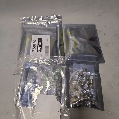 LOT OF 4 ASSORTED LEDS TO INCLUDE - 3MM RED MINIATURE - 3MM GREEN MINIATURE - WHITE BULB - ETC
