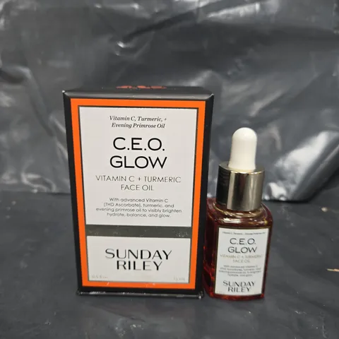 CEO GLOW VITAMIN C + TURMERIC FACE OIL SUNDAY RILEY 