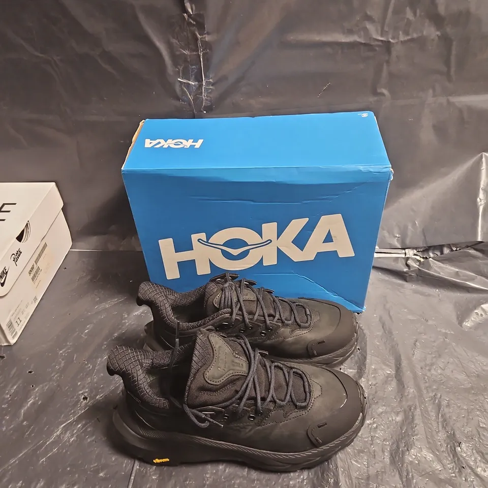 HOKA KAHA 2 LOW GTX HIKING SHOES – BLACK, UK 5.5 (US 7B, EU 38 2/3)