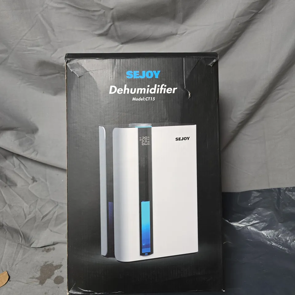 SEJOY DEHUMIDIFIER MODEL CT15 BOXED 