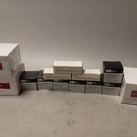 APPROXIMATELY 13 ASSORTED BOXED HEALTH & BEAUTY PRODUCTS TO INCLUDE PCA SKIN OVERNIGHT LIP MASK, GUINOT MATIZONE CREAM (50ml), PERRICONE MD NO MAKEUP LIPSTICK (4.2g), ETC
