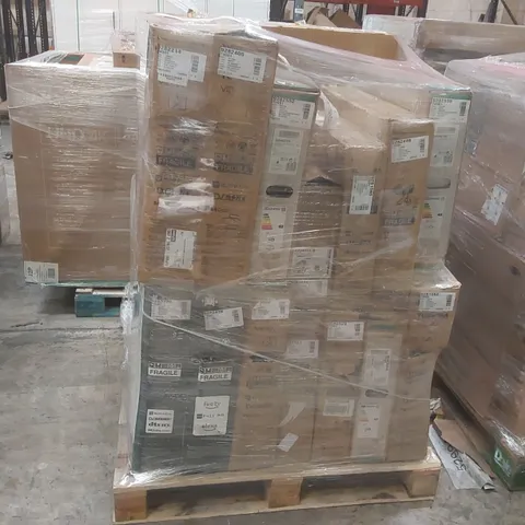 PALLET CONTAINING A LARGE QUANTITY OF ASSORTED DAMAGED TVs