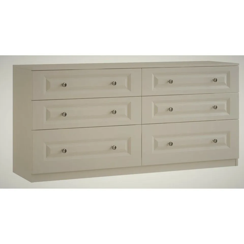 GAVEN 6 DRAWER CHEST IVORY