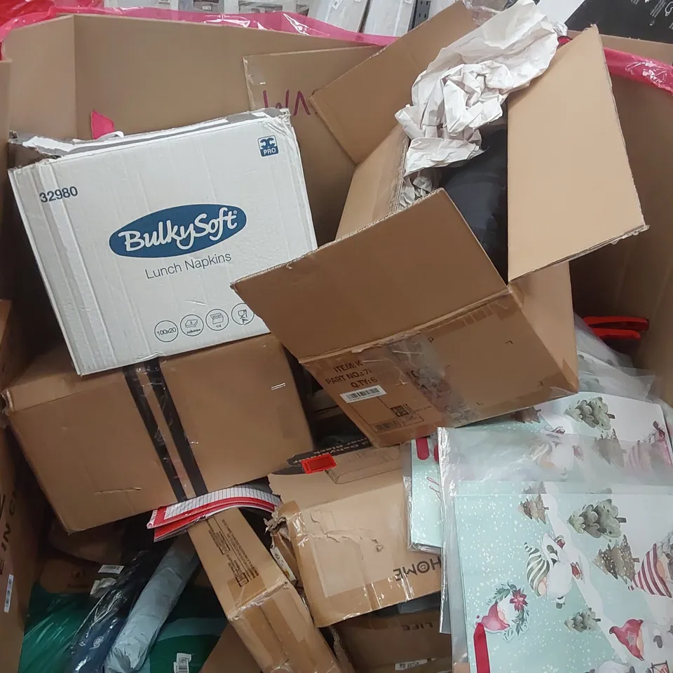 PALLET OF ASSORTED ITEMS INCLUDING: ESPRESSO MACHINE, TAP, WEED PULLER, BED RAIL, PREMIUM DOOR MAT ECT