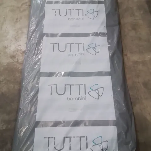 QUALITY BAGGED TUTTI BAMBINI QUILTED COT BED MATTRESS IN WHITE