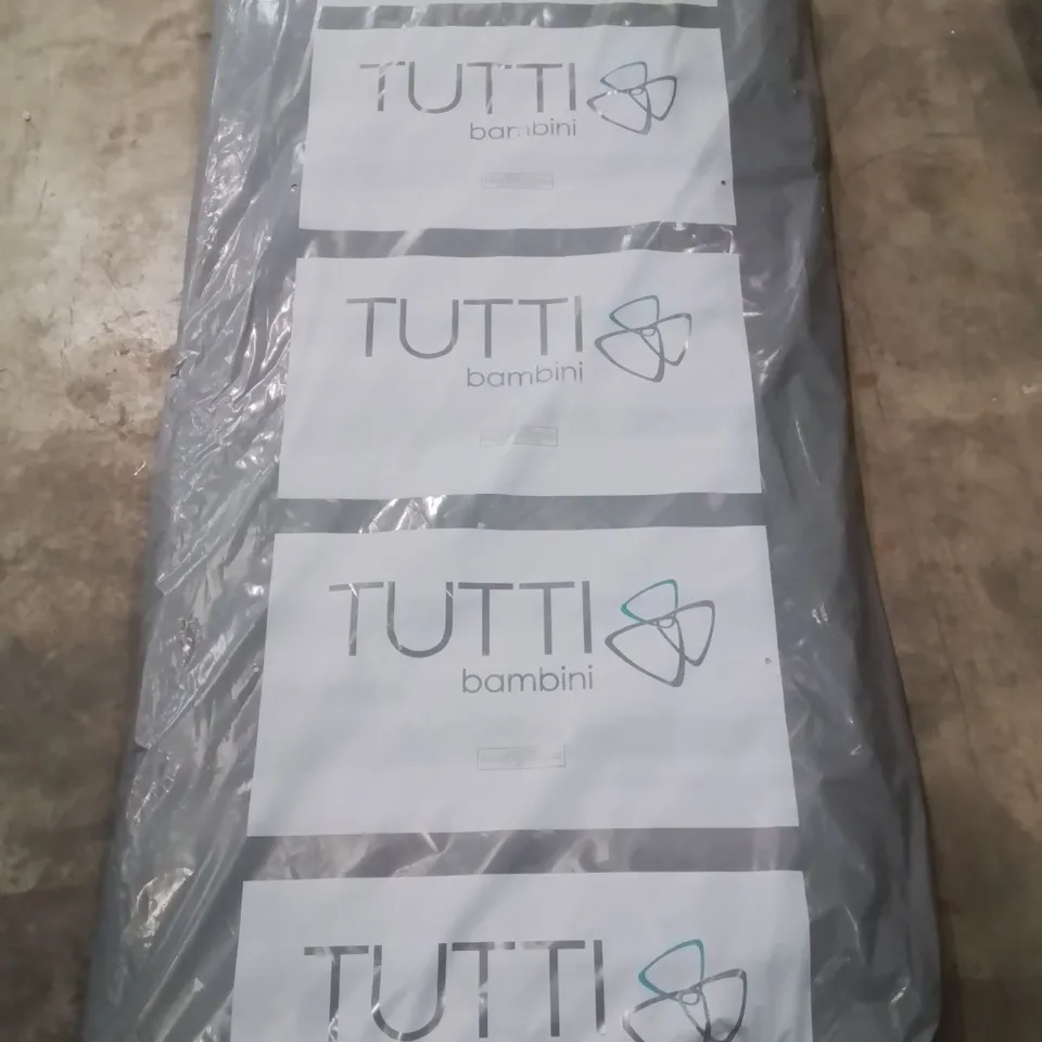 QUALITY BAGGED TUTTI BAMBINI QUILTED COT BED MATTRESS IN WHITE RRP £334.99