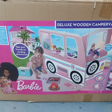 BOXED BARBIE DELUXE WOODEN CAMPERVAN - COLLECTION ONLY