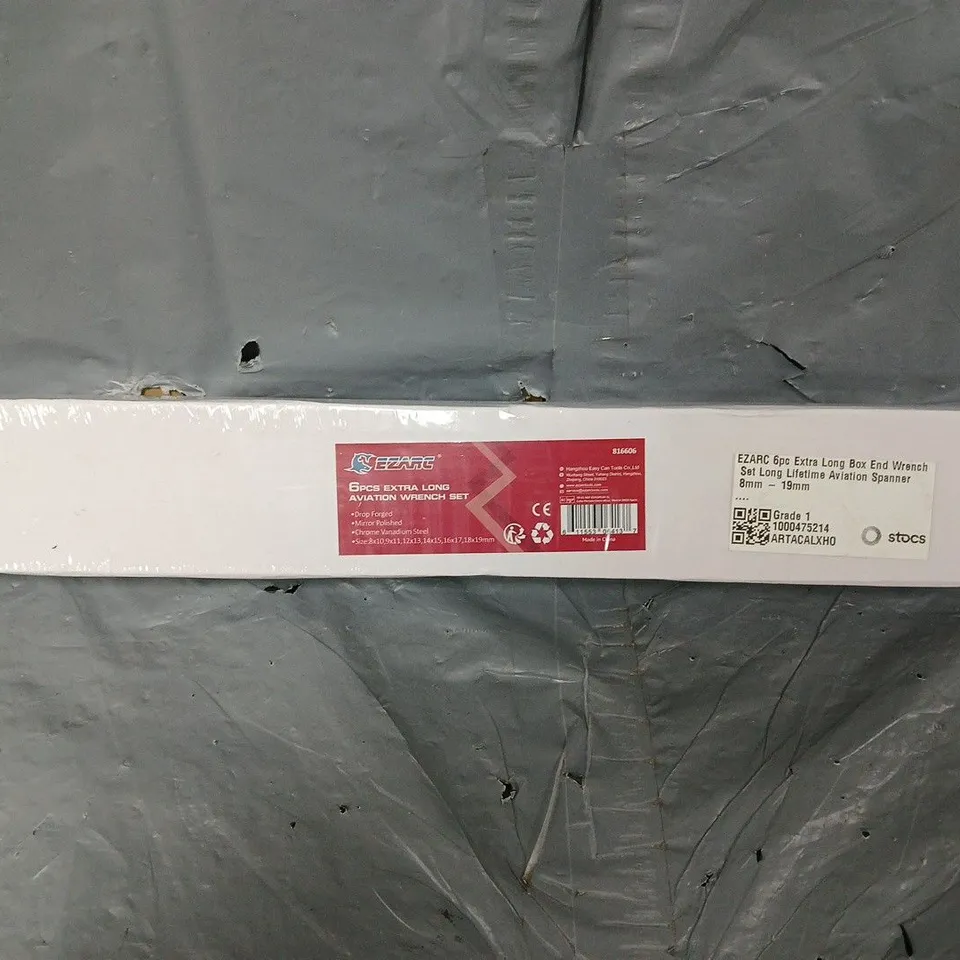 BOXED AND SEALED EZARC 6PCS EXTRA LONG AVIATION WRENCH SET