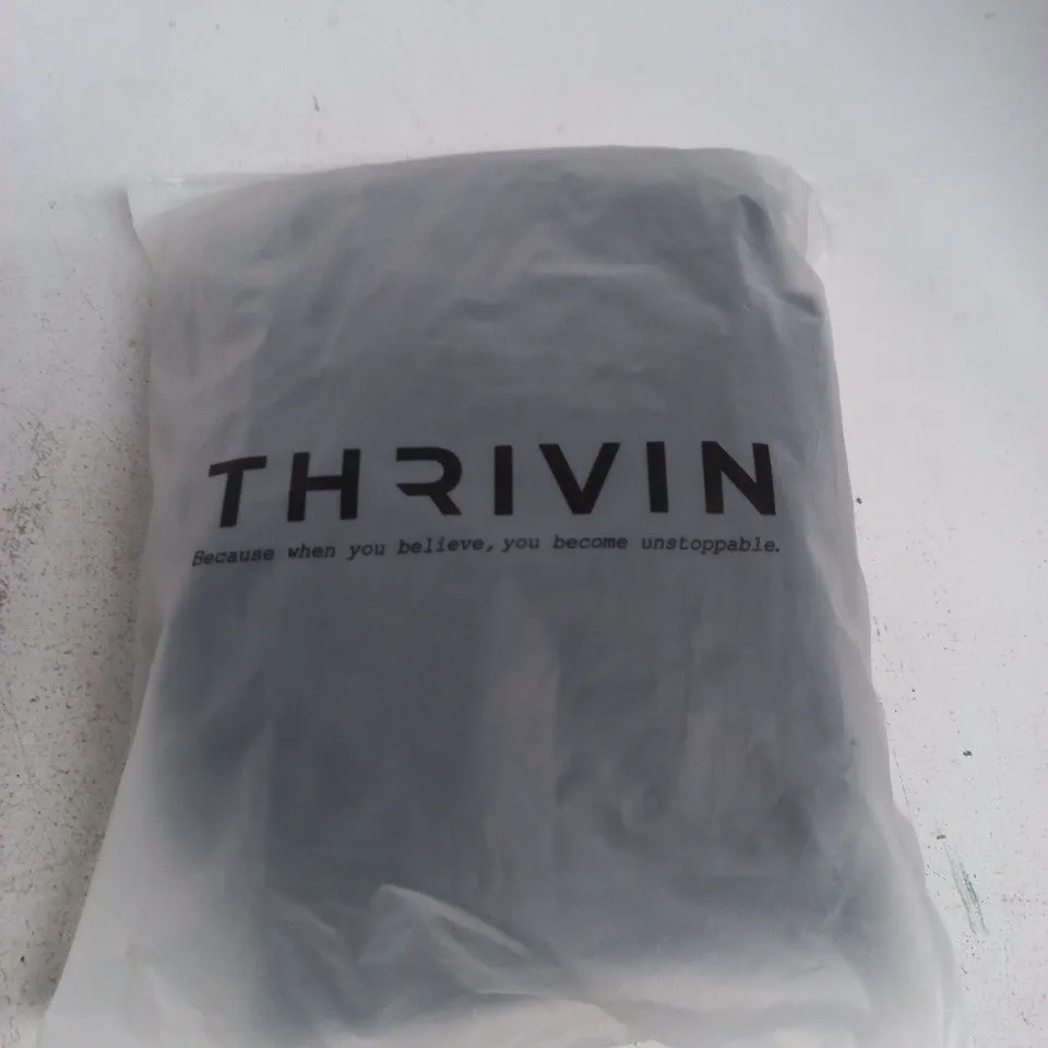 THRIVIN ELEVATE SCULPTING HIGH WAIST SCRUNCH LEGGINGS – NIGHT BLACK, SIZE L