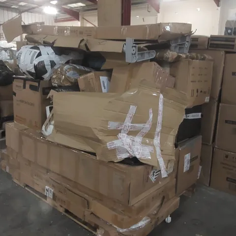 PALLET CONTAINING A LARGE QUANTITY OF ASSORTED FURNITURE PARTS ECT 