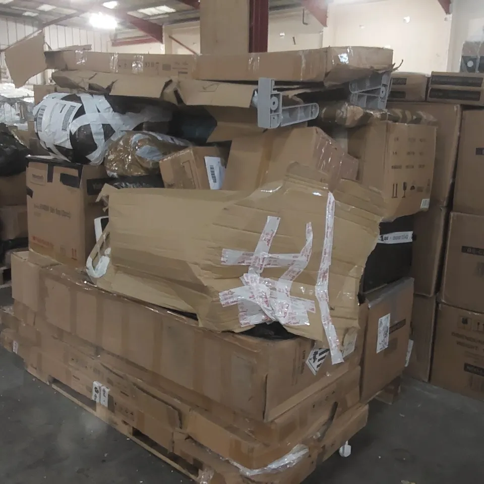 PALLET CONTAINING A LARGE QUANTITY OF ASSORTED FURNITURE PARTS ECT