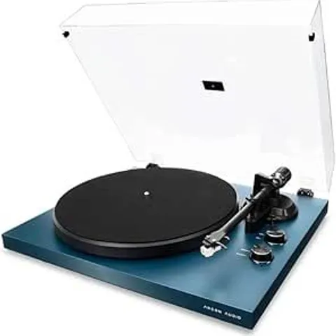 ARGON AUDIO TT MK2 BLUE TURNTABLE WITH BUILT IN PHONO PRE-AMP